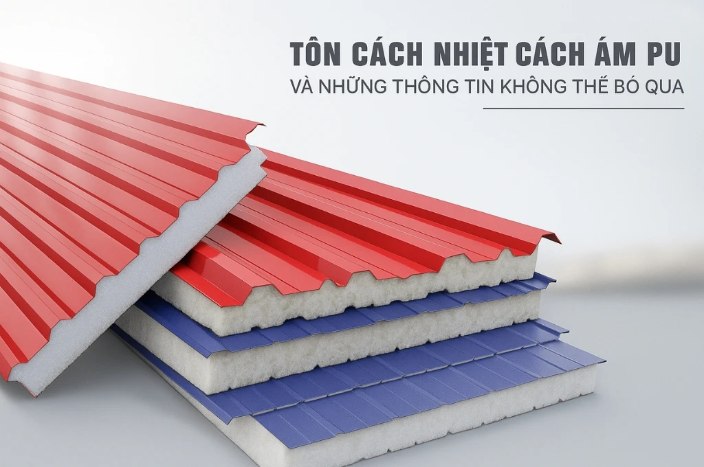 Ưu điểm vượt trội của vách ngăn tôn cách nhiệt panel EPS PU.